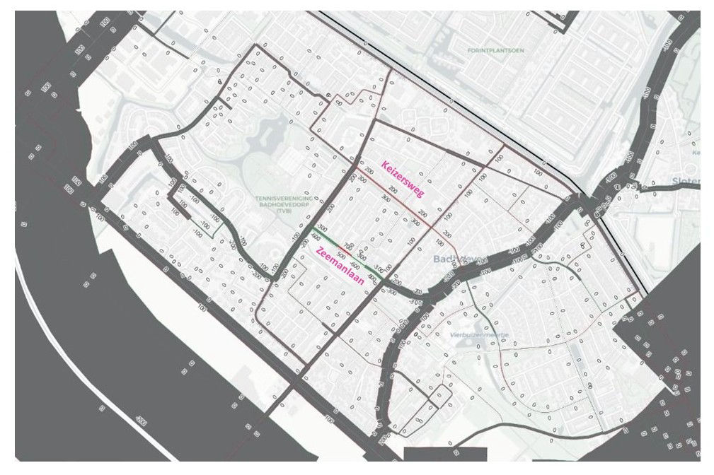 Knip Zeemanlaan (tussen Van der Waalstraat en Sloterweg)